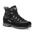 AKU Wanderschuhe Trekker Lite III Wide GTX (Trekking, wasserdicht, weit) schwarz/mintgrün Damen